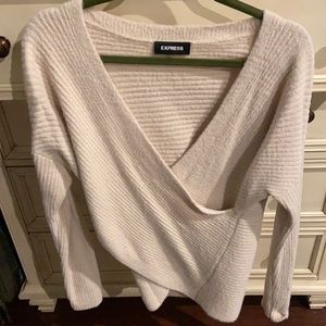 Express size small wrap sweater